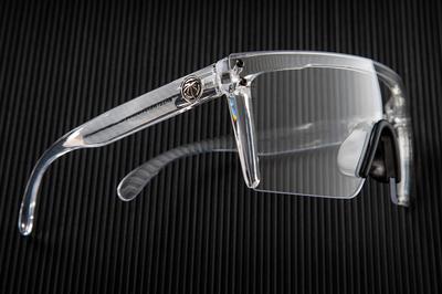 LAZER FACE SUNGLASSES: Clear - Image 6