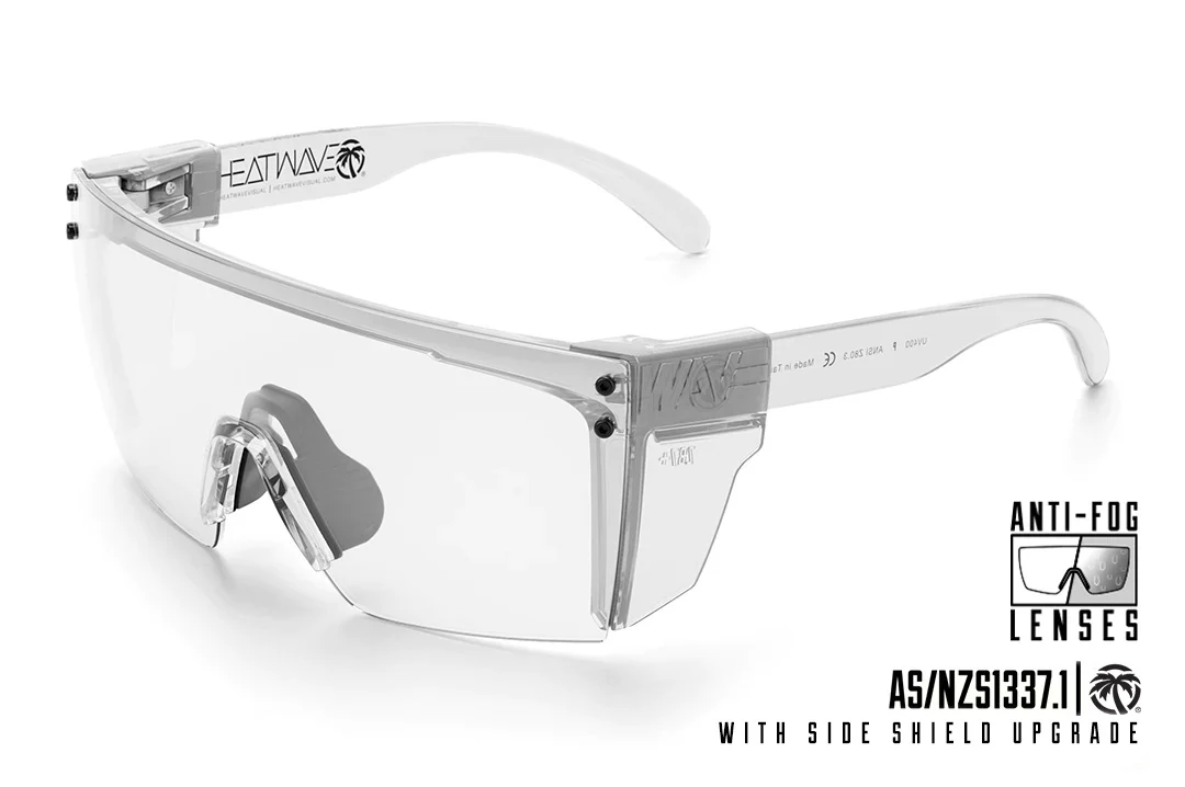 LAZER FACE SUNGLASSES ANTI FOG: Clear - Image 3