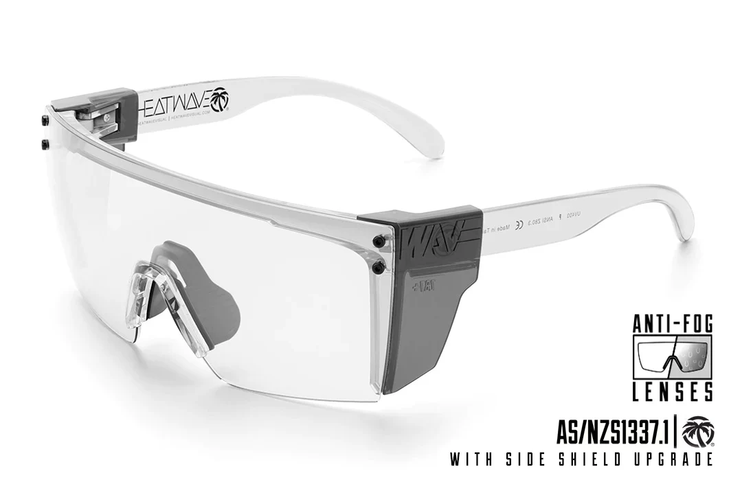 LAZER FACE SUNGLASSES ANTI FOG: Clear - Image 4