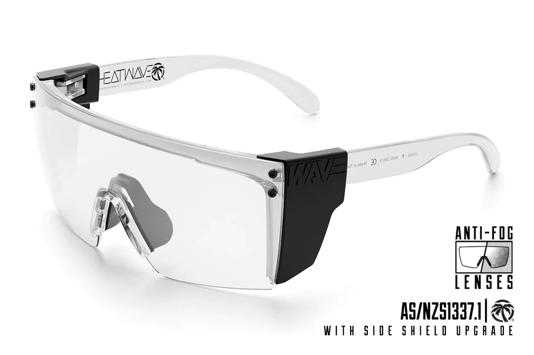 LAZER FACE SUNGLASSES ANTI FOG: Clear - Image 5