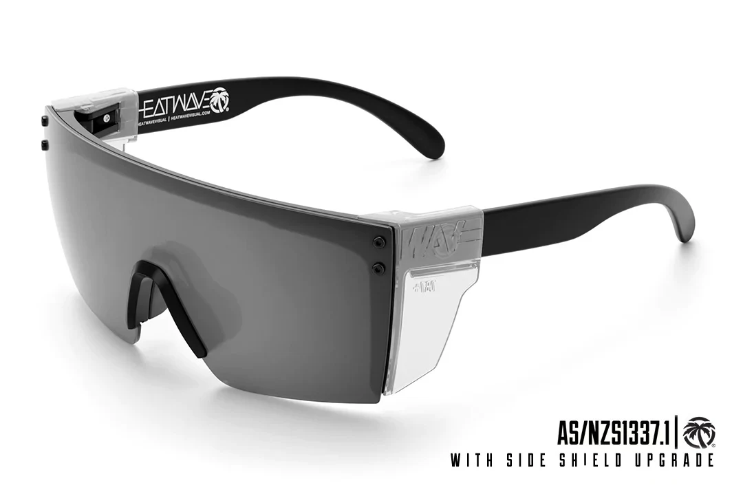 LAZER FACE SUNGLASSES: Silver - Image 5