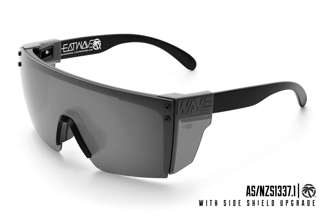 LAZER FACE SUNGLASSES: Silver - Image 6