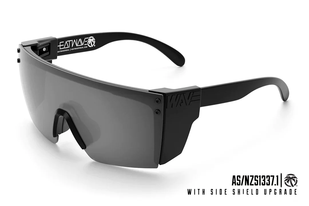 LAZER FACE SUNGLASSES: Silver - Image 7