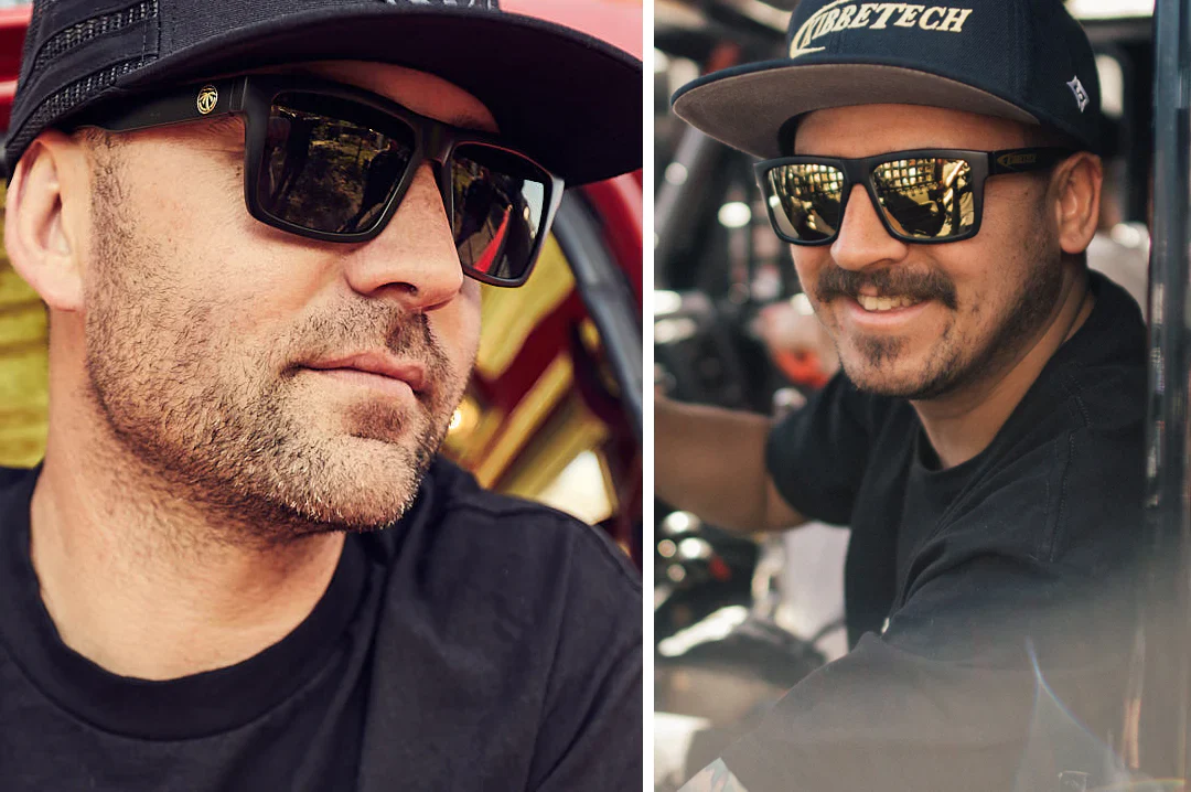 VISE Z87 SUNGLASSES: Black - Image 6