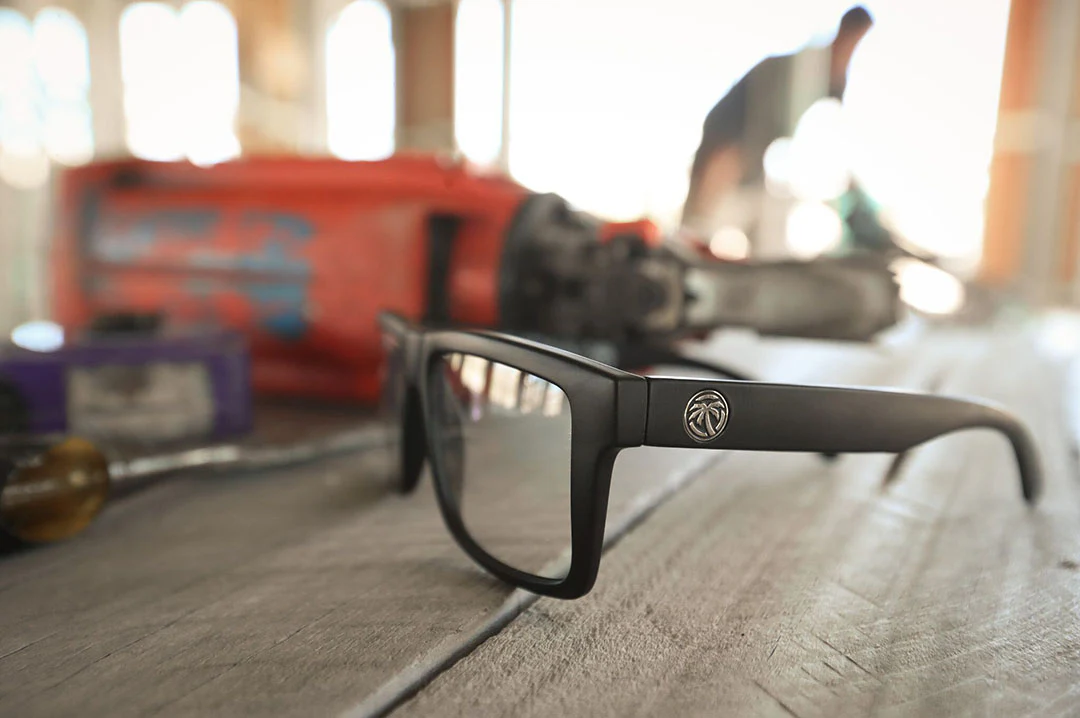 VISE Z87 SUNGLASSES: Black x Clear - Image 6