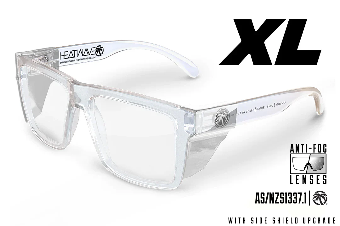XL VISE SUNGLASSES ANTI FOG: Vapor x Clear - Image 6