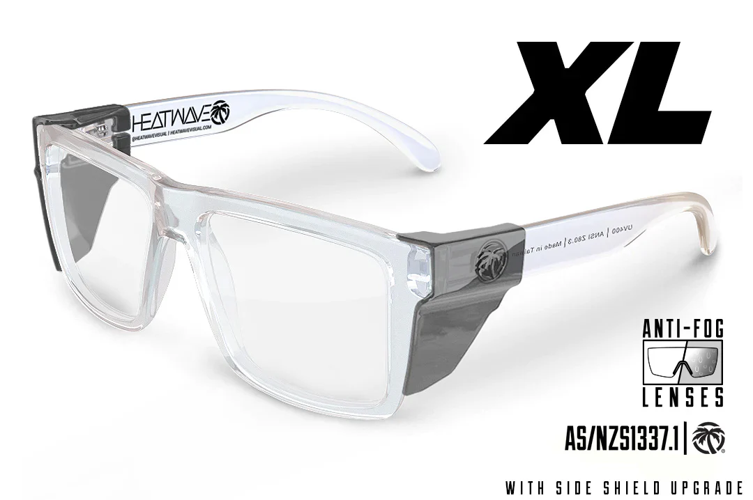 XL VISE SUNGLASSES ANTI FOG: Vapor x Clear - Image 7