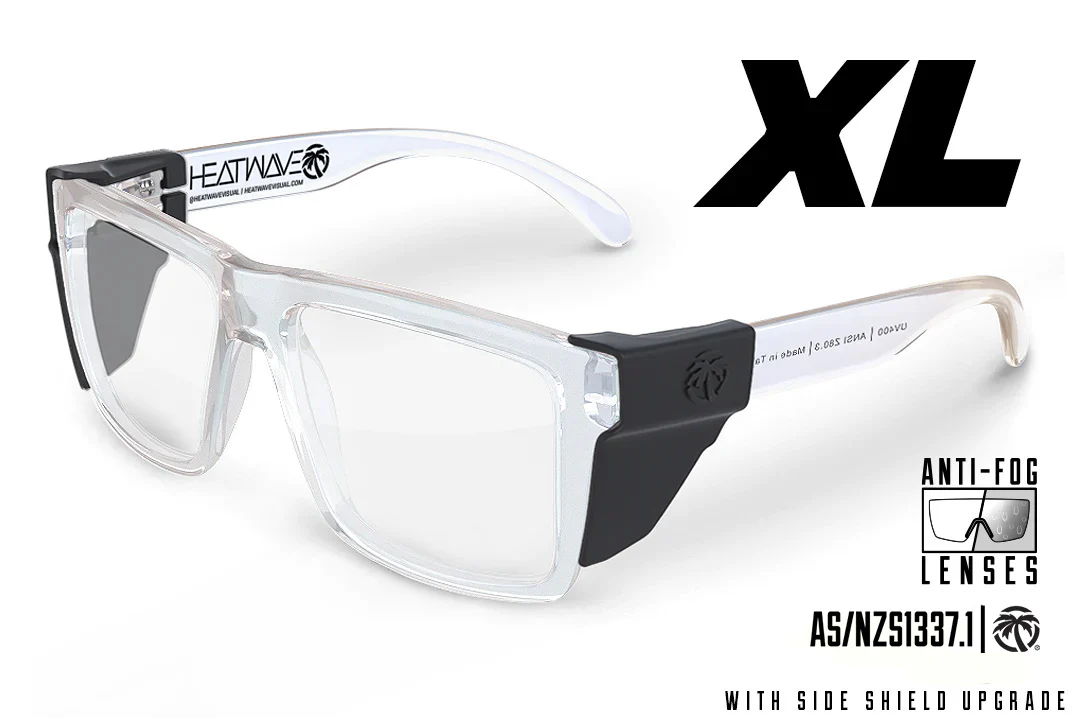 XL VISE SUNGLASSES ANTI FOG: Vapor x Clear - Image 8