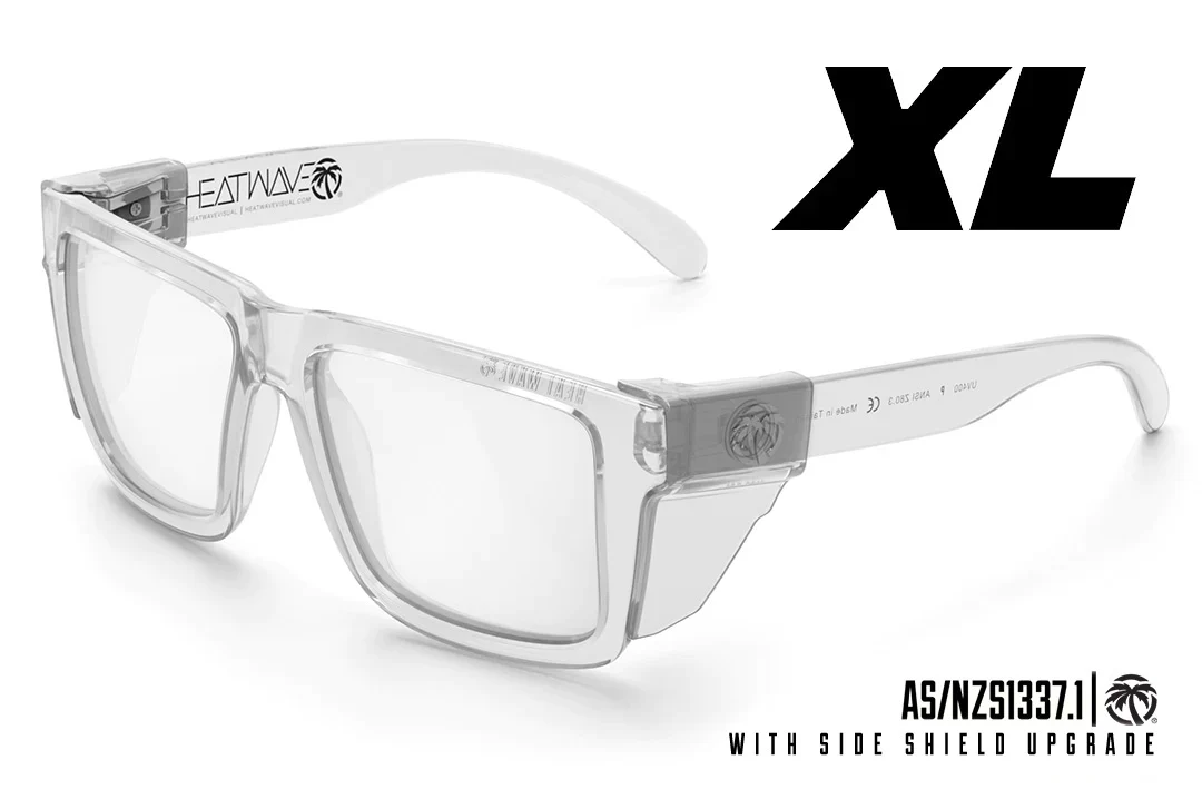 XL VISE SUNGLASSSES: Vapor x Clear - Image 5