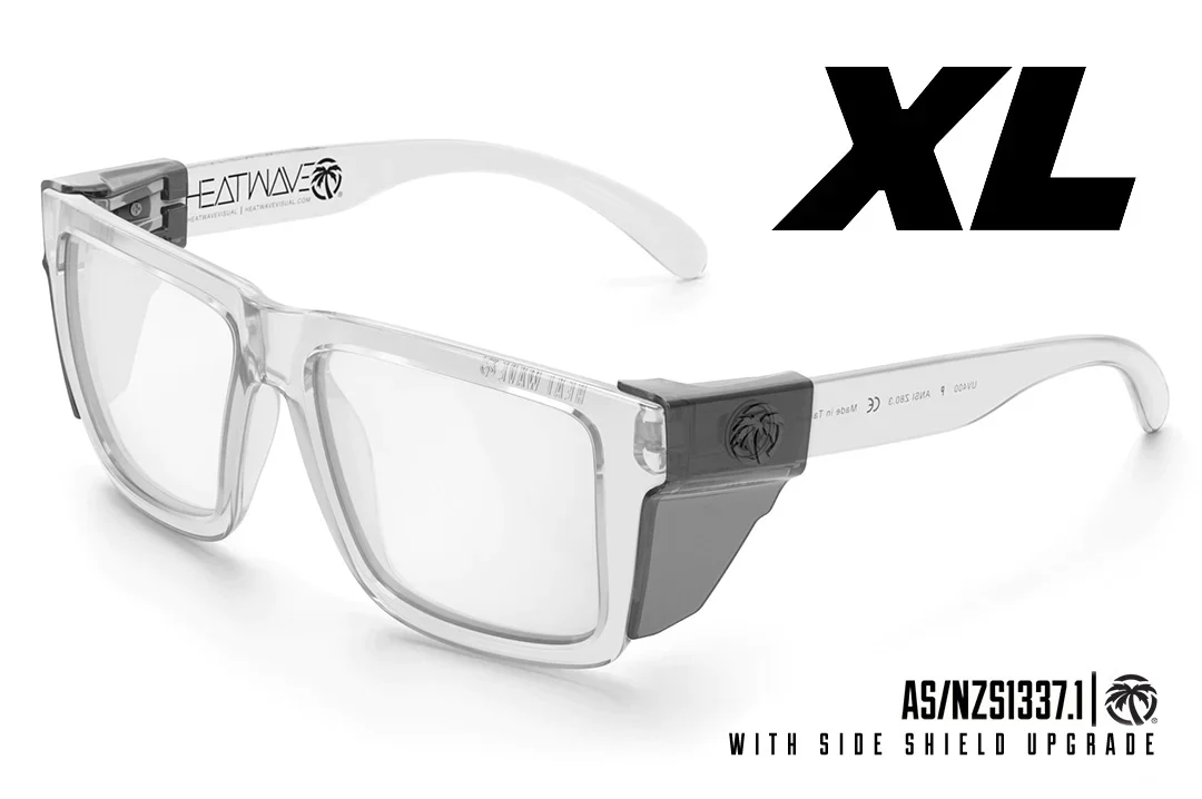XL VISE SUNGLASSSES: Vapor x Clear - Image 6