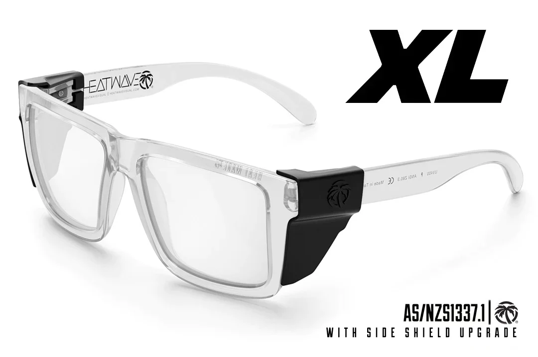 XL VISE SUNGLASSSES: Vapor x Clear - Image 7